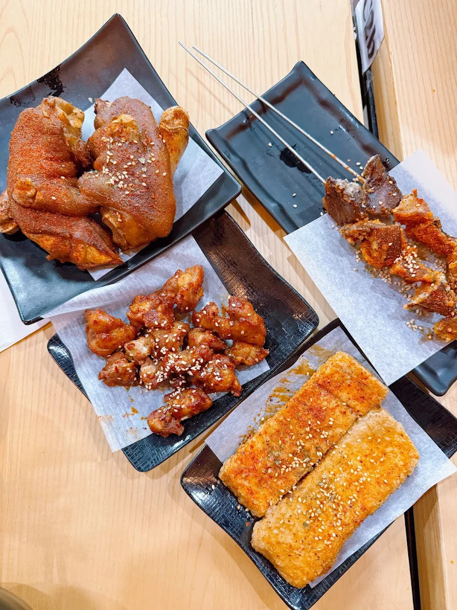 grilled wheat gluten skewers 烤面筋